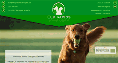 Desktop Screenshot of elkrapidsanimalhospital.com