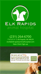 Mobile Screenshot of elkrapidsanimalhospital.com